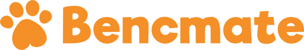 orange paw pad and the word Bencmate