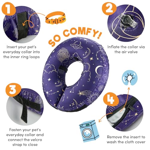 BENCMATE Dog Recovery Collar — Constellation